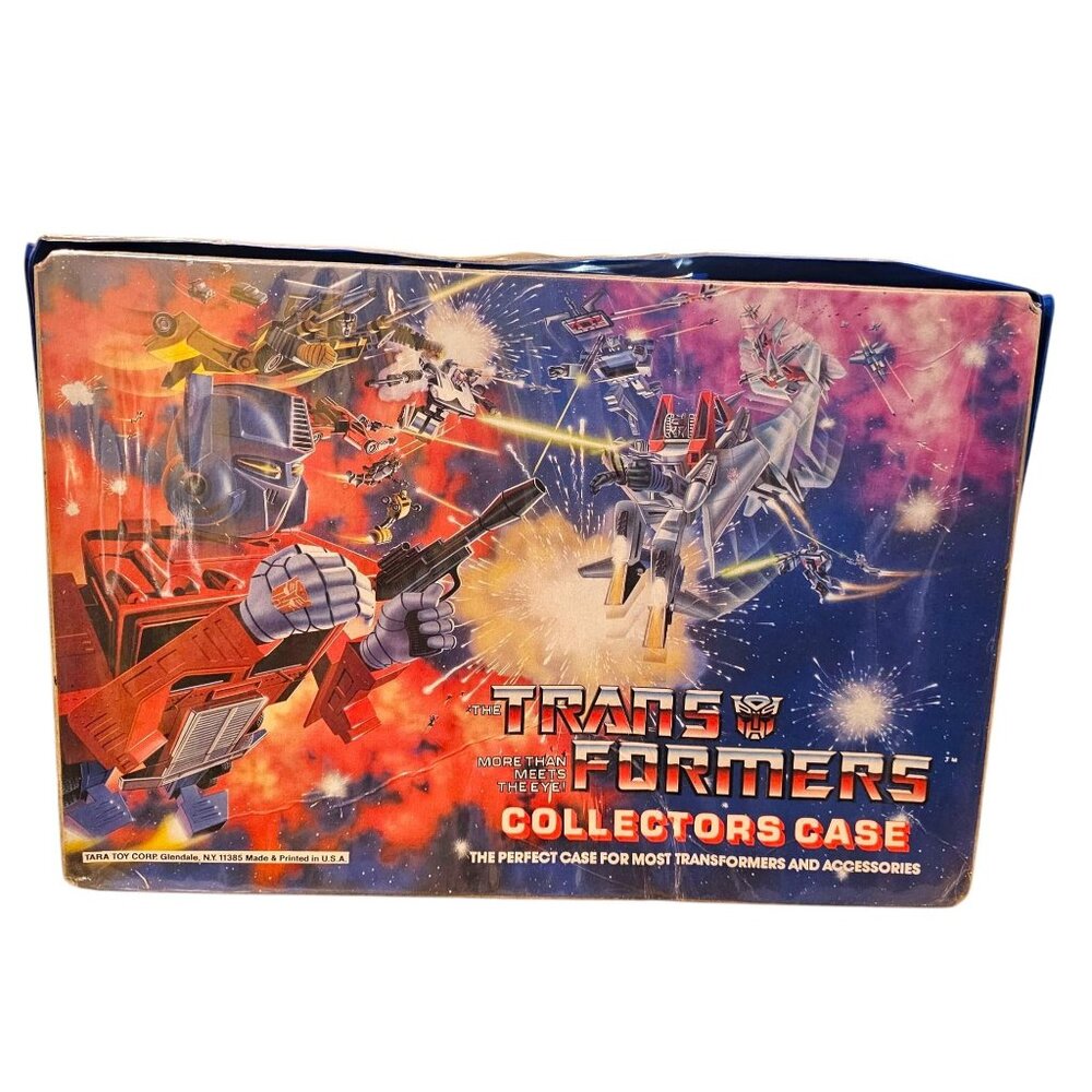Vintage Transformers Collectors Carrying Case 1984 Optimus Tara Toy Corp 75100 M